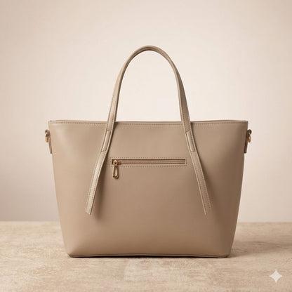 Beige Tote Bag