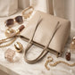 Beige Tote Bag