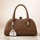Small brown tote handbag for women by Wahajh Pakistan stylish compact ladies bag