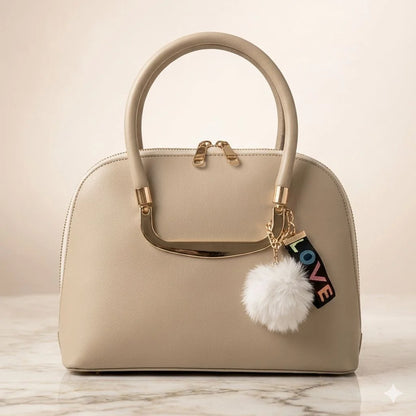 Wahajh beige women handbag stylish leather purse for ladies Pakistan